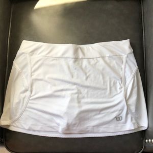 Wilson White Tennis Skirt Size Medium